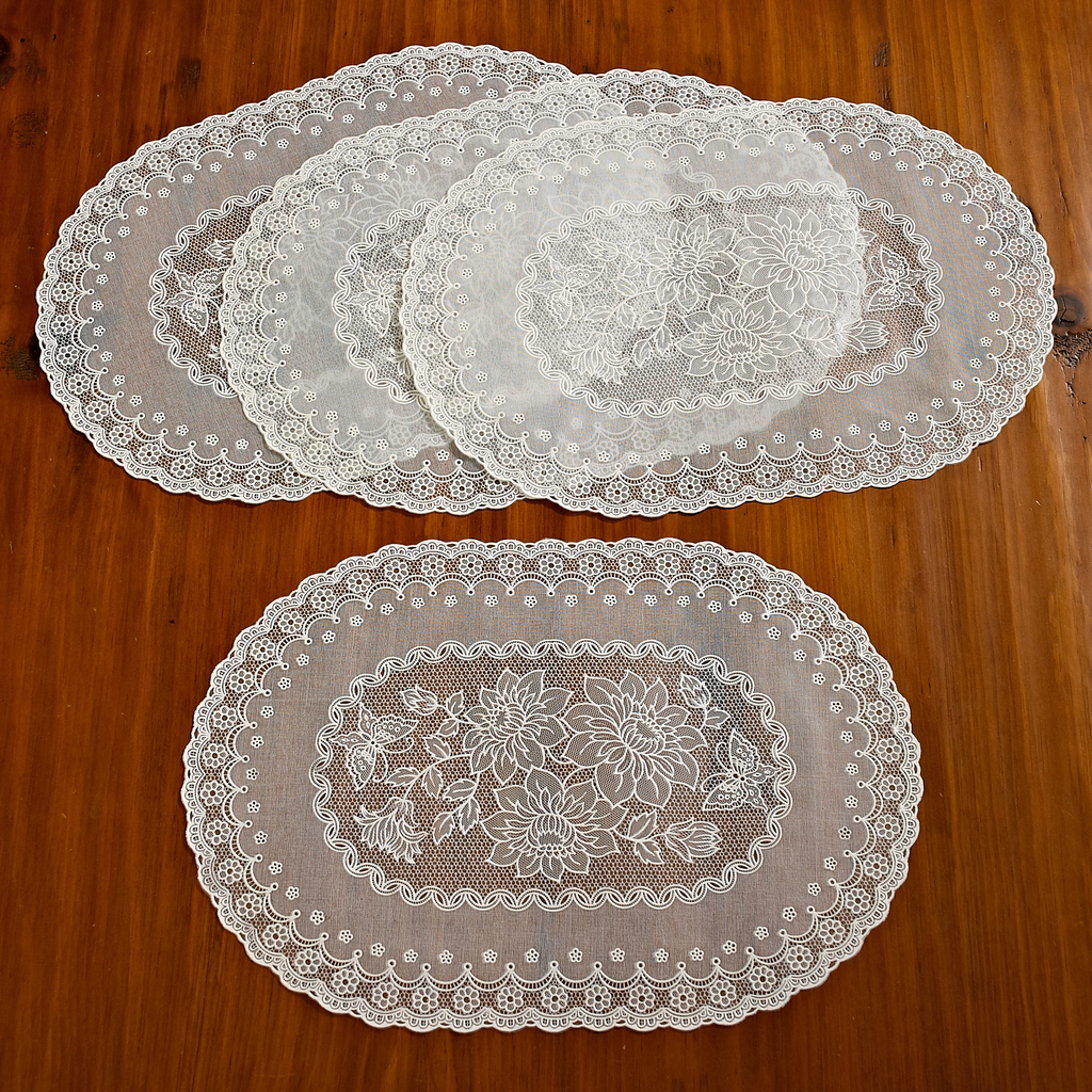 Vinyl Lace Placemat (Set of 4) eBay